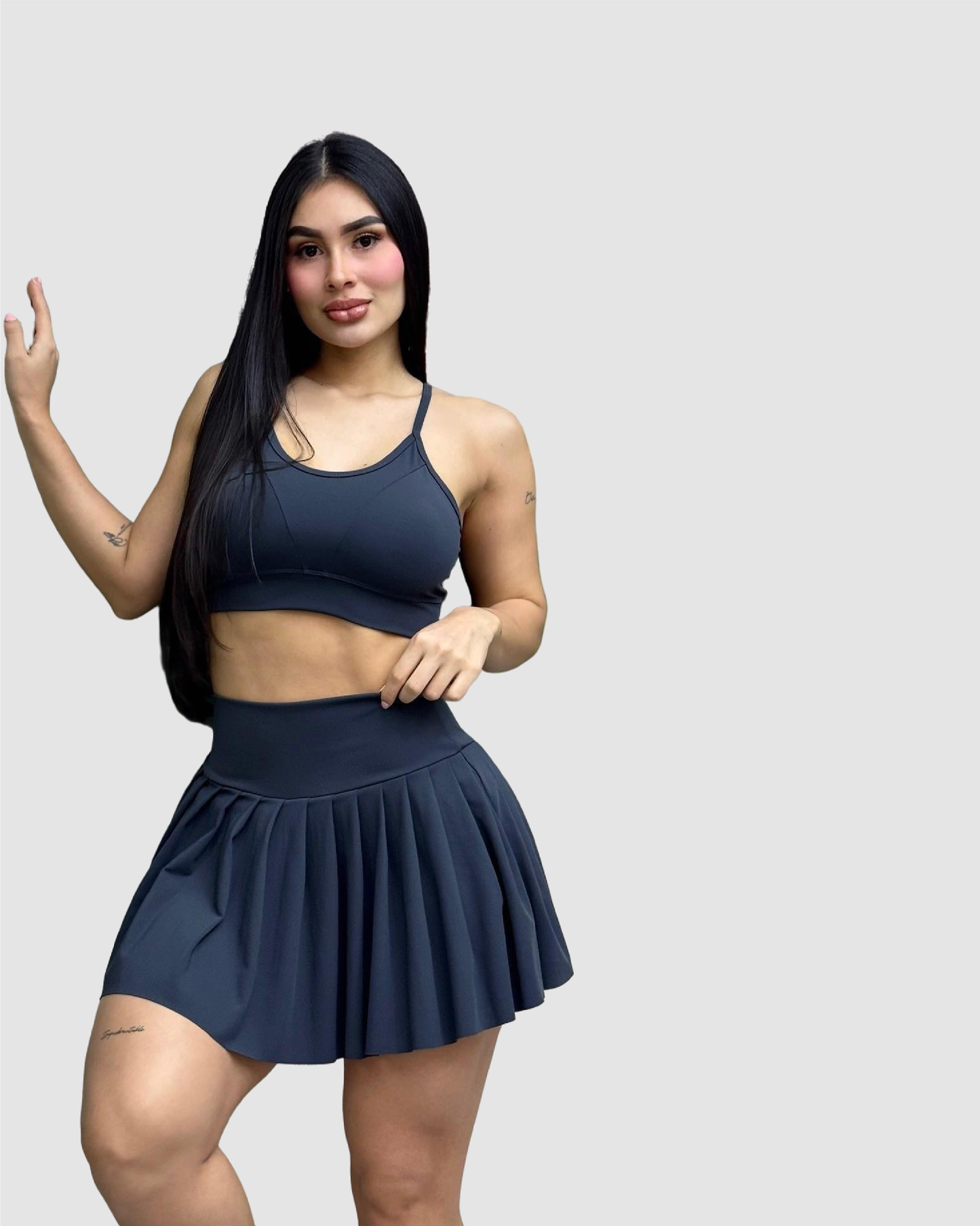 falda short prenses + top